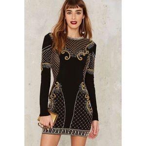 Nasty Gal Love Will Never Do Embellished Dress